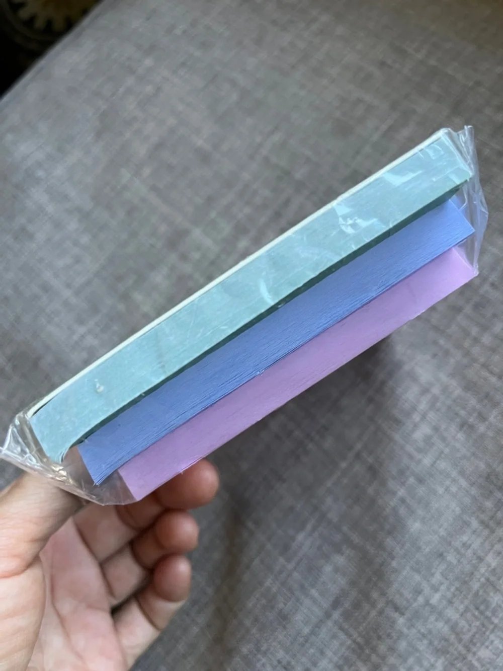 Kate Spade New York Small Gestures Stacked Notepad 3 Tiers Pink Blue Green New